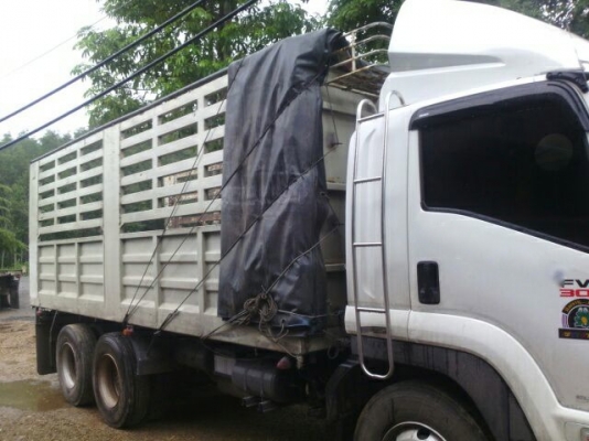 รถอีซูซุ  10  ล้อดั้ม  FVZ  300  แรงม้า.  ปี 56.     สนใจติดต่อ  081 - 6079515