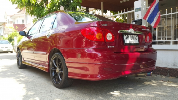 TOYOTA ALTIS โตโยต้า อัลติส ตัวใหญ่ ปี 2001 1.8G ตัวท๊อปสุด VSC แก๊สหัวฉีด แอร์ดิจิตอล เบาะหนัง ลายไม้