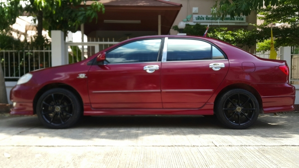 TOYOTA ALTIS โตโยต้า อัลติส ตัวใหญ่ ปี 2001 1.8G ตัวท๊อปสุด VSC แก๊สหัวฉีด แอร์ดิจิตอล เบาะหนัง ลายไม้