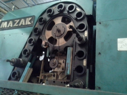 CNC MACHINING CENTER MAZAK JAPAN ปี 2012 Control Mitsubishi หน้าแท่น 1.75 เมตร TOOL BT50 จำนวน 40 หัว พร้อมใช้งาน CNC MACHINING CENTER MAZAK JAPAN ปี 2012 Control Mitsubishi หน้าแท่น 1.75 เมตร TOOL BT50 จำนวน 40 หัว พร้อมใช้งาน