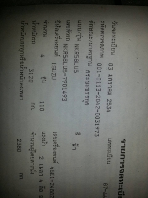 ISUZU NKR58LU 110แรงม้า ห้างแท้ปี34 เกียร์ยาว กะบะยาว 4.3 เมตร ภาษี58