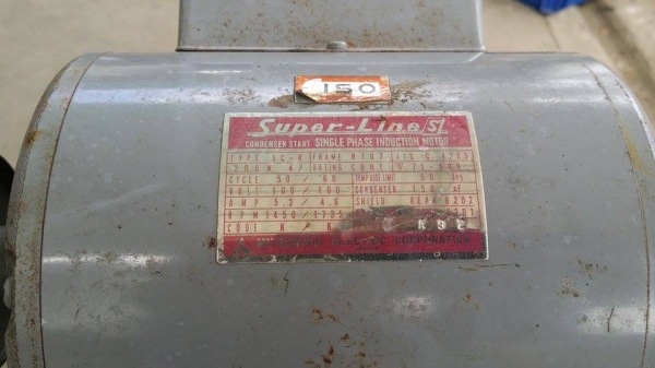 มอเตอร์เครื่องอบข้าวเก่าญี่ปุ่น MITSUBISHI  รุ่น  FB-33 สภาพดี เครื่องพร้อมใช้งาน  ขนาดกระทัดรัด  ไม่เคยใช้งานในไทย