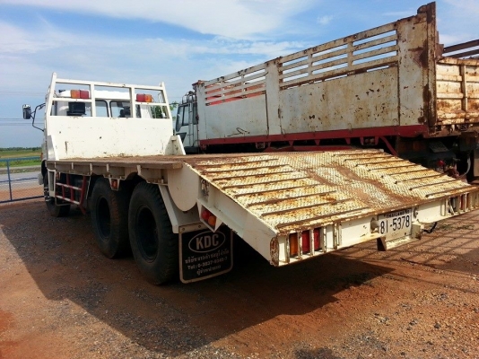 ขายเทรลเลอร์HINO 2เพลา หางใหญ่ขึ้นPC200ได้สบาย เครื่องดี แคชซีสวย ยางดี ภายในสวย สภาพพร้อมใช้งาน เอกสารพร้อมโอน สนใจโทร 090-8588220คุณนะ 093-3258446คุณบิว ID:narong498 หรือเข้าดูสินค้าอื่นๆได้ที่ www.truck.in.th/498 หรือเพจFacebook ณรงค์ ซื้อขายรถมือสอง (