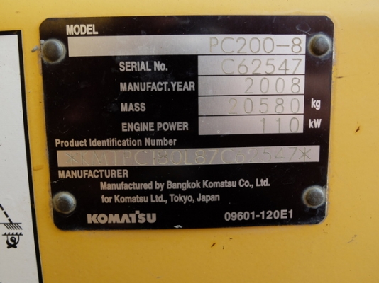 ขาย รถขุด KOMATSU PC200-8 สวยๆเดิมๆ 2,200,000 TEL : 087-0339334 (อ็อฟ) ขาย รถขุด KOMATSU PC200-8 สวยๆเดิมๆ 2,200,000 TEL : 087-0339334 (อ็อฟ)