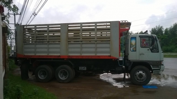 ขาย 10 ล้อดั้ม HINO FM3M มีระบบลำโพงลากพ่วง เครื่องเดิม M10C 240 แรงม้า เกียร์เดิม สโลว์เดิม แอร์เย็น ทะเบียนพร้อมโอนครับ