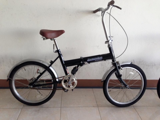 จักรยานพับได้ ไม่มีเกียร์ สีดำ