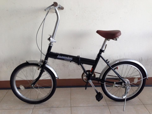 จักรยานพับได้ ไม่มีเกียร์ สีดำ