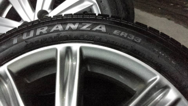 ล้อถอดป้ายแดง Toyota Vios S A/T ขอบ16 ยางบริสโตน 195 50 16