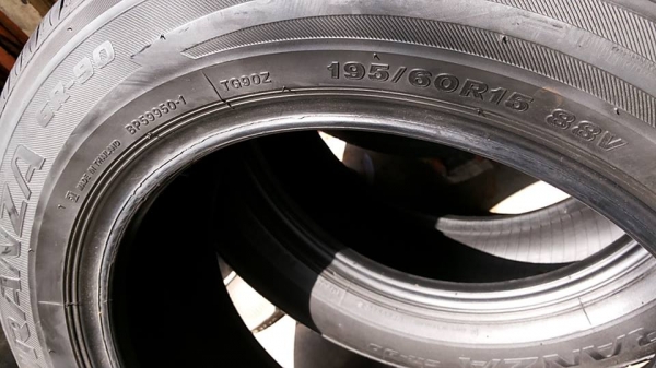 Bridegstone gr90 195 60 15 คู่ละ2200 บ.