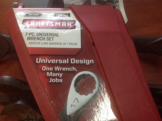 ขายประแจแหวนข้างปากตาย Craftsman Universal Design เบอร์มิล ขาดเบอร์ 15 ขายประแจแหวนข้างปากตาย Craftsman Universal Design เบอร์มิล ขาดเบอร์ 15