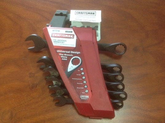 ขายประแจแหวนข้างปากตาย Craftsman Universal Design เบอร์มิล ขาดเบอร์ 15