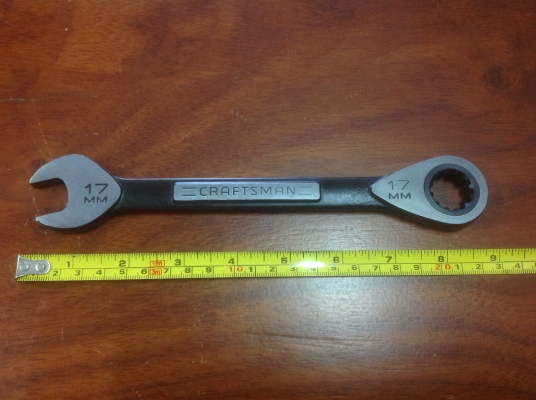 ขายประแจแหวนข้างปากตาย Craftsman 17 MM 12 pt  แหวนฟี