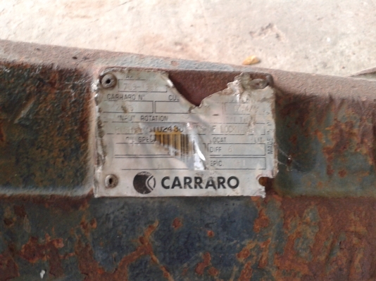 ขายคานคาราโล่ สองเพลา พร้อมเกียร์ฝาก