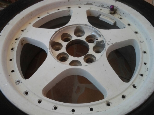 15x6.5 / 4*100/114 พร้อมยางเก่า ล้อแท้ เดิม ๆ หนา ๆ ทำสีเพิ่ม 500