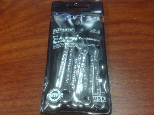 ขายประแจแหวนข้างปากตาย Craftsman เบอร์นิ้ว มี 8 ชิ้น