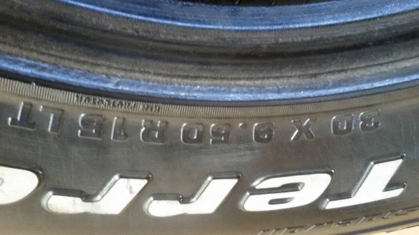 ยาง bf all 30 x 9.5 r15 สวยๆครับ