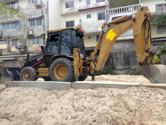 ขายรถตักหน้าขุดหลัง CAT 424 D เอกสารเล่มทะเบียน ราคา 950000