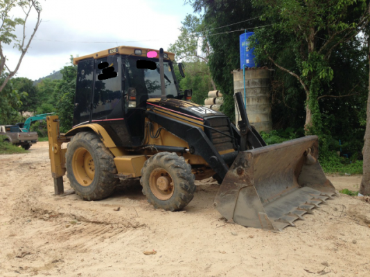 ขายรถตักหน้าขุดหลัง CAT 424 D เอกสารเล่มทะเบียน ราคา 950000