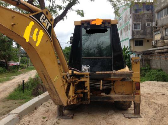 ขายรถตักหน้าขุดหลัง CAT 424 D เอกสารเล่มทะเบียน ราคา 950000