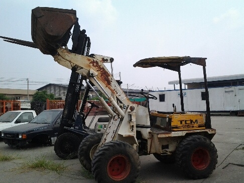 ขายรถตักล้อยาง TCM 808 พร้อมใช้งาน