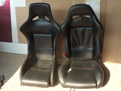 ขายเบาะ RECARO ทรง SPG 1ตัว ทรง SR3 1ตัว พร้อมรางถูกๆ