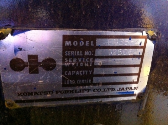 ขาย komatsu 5ตันสวยๆ รถไม่ค่อยได้ใช้งาน