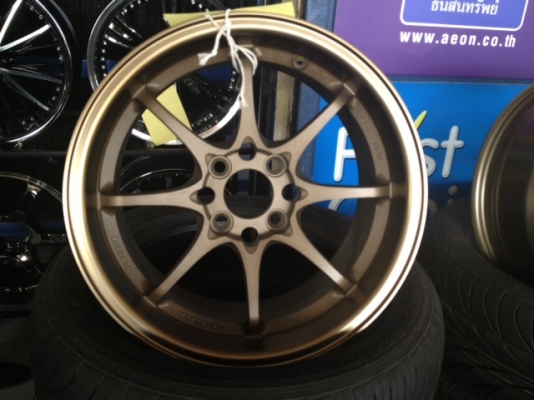 ล้อแมกซ์ CE28 ของใหม่ ขอบ 15" 4รู/100 ทั้งชุดราคาเพียง 7,900 บาท โทร: 081-807-3355