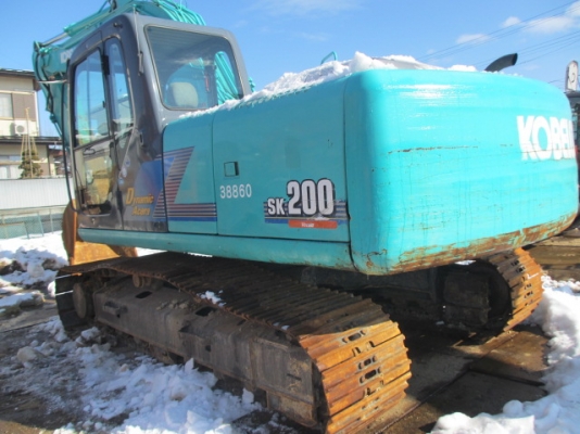 New Stock from Japan Kobelco SK200-6ES YN10-38860 ปี 2005 5192 ชั่วโมง สวยและไม่แพง
