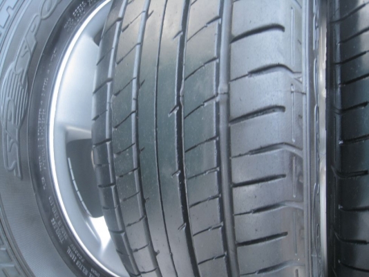 ขายล้อแม็กเดิม Toyota vios 15"x5.5" 4รู100 et45 +ยางปี 11 (081-3747940)