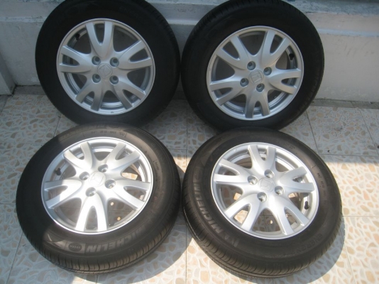 ขายล้อแม็ก Honda Brio 14"x5" 4รู100 et 50 (081-3747940)