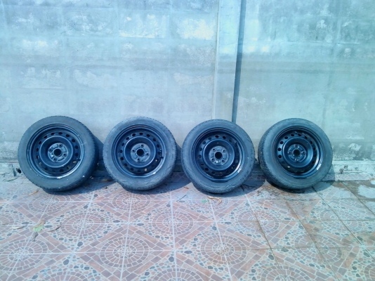 ขายล้อกะทะพร้อมยาง 195 55 15