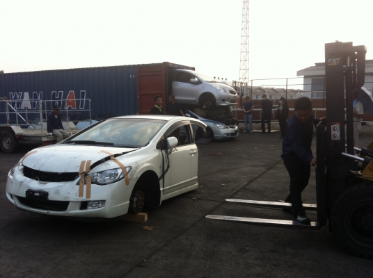 ขายหัวตัดและอะไหล่ HONDA CIVIC FD1 เครื่องยนต์แท้ R18A เกียร์ AT ใช้งานมาน้อย 38239 km