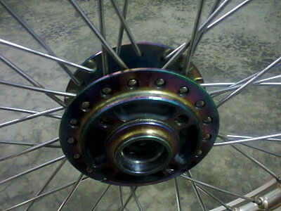 ขายชุดล้อเวฟ125ดิจิตอล ดุมชุบรุ้งแท้ ล้อใหม่ ลวดชุบ