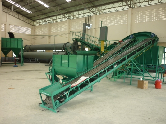 รับสร้างโรงงานผลิตปุ๋ยอินทรีย์ ปุ๋ยมูลไก่อัดเม็ด กำลังผลิตตั้งแต่ 10-100 ตัน/วัน