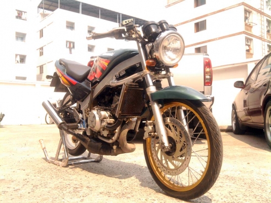 ขออนุญาติขาย  KAWASAKI  VICTOR 150 CC. สีเขียว ดิสเบรคหน้า-หลัง