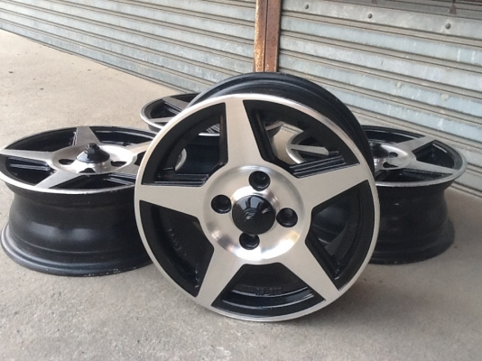 ขายแม็กขอบ 13 4รู100 กว้าง5.5 สภาพ90\% ครบชุด4วง