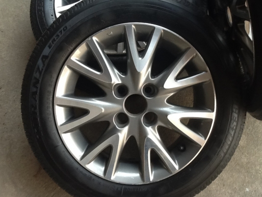 ขายล้อ ขอบ15 4รู100 พร้อมยางสวยๆ ครบชุด