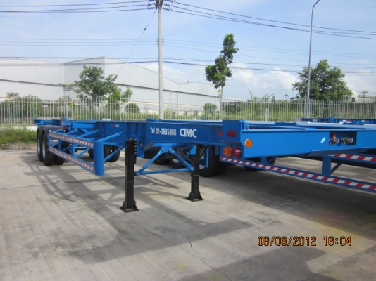 หางพ่วง  หางก้างปลา 40 ฟุต 2 เพลา ใหม่ ผลิตโดย   CIMC พร้อมส่งมอบ 5  คัน