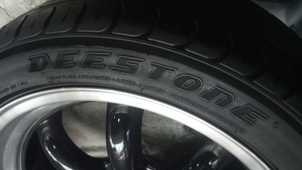 ล้อกล้วยๆขอบ 16 ออฟลึกๆ ล้นๆ 4 รู 100และ114 ยางปี12