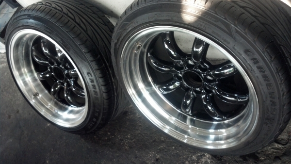 ล้อกล้วยๆขอบ 16 ออฟลึกๆ ล้นๆ 4 รู 100และ114 ยางปี12