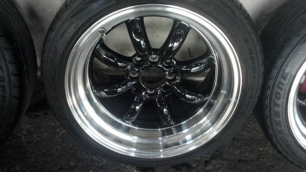 ล้อกล้วยๆขอบ 16 ออฟลึกๆ ล้นๆ 4 รู 100และ114 ยางปี12