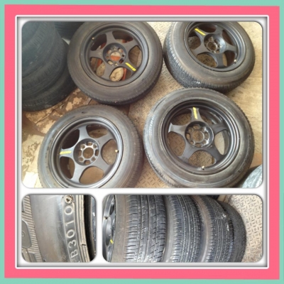 ขายแม็กซ์มือ2 Spoon (Rota) ขอบ15 4รู100 + ยางปี10 ราคา 8900 บาทถูก