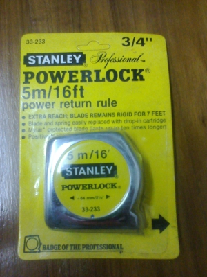 ตลับเมตร 5 เมตรเก่าเก็บ