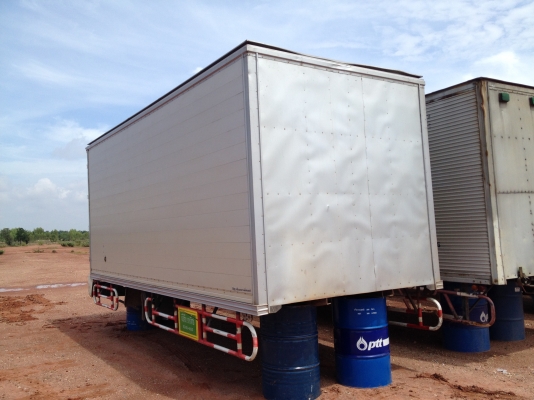 ขายถูกๆตู้แห้งประตู 2 บาน ยาว 5.60 เมตร กว้าง 2.30 เมตร สูง 2.20 เมตร คัชซีกว้าง 85 เซ็น สภาพสวย หาอยู่โทรเลย 085-3034416 081-5939936 091-8790642