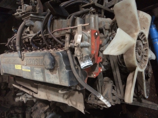 ขายเครื่องอีซูซุ 6HE1 พร้อมเกียร์เป็นเครื่องแก็ส มือสองจากญี่ปุ่น