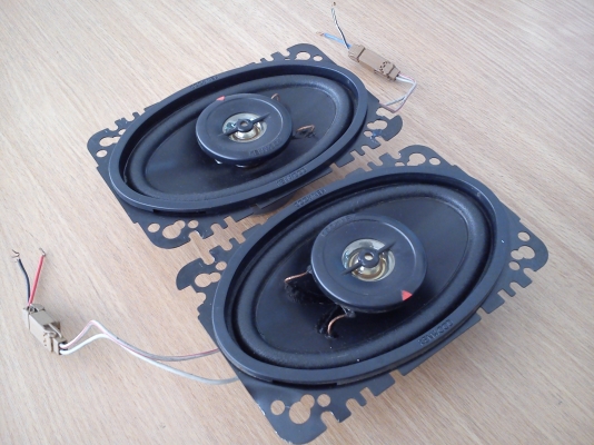 ดอกลำโพง KENWOOD 2ทาง รุ่น KFC-4675C ขนาด 4x6 นิ้ว