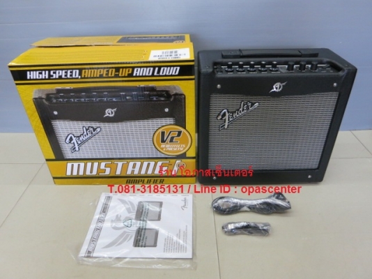 ตู้แอมป์กีต้า Fender Mustang 1 V2 20 วัตต์ ของแท้ ของใหม่ มือหนึ่ง