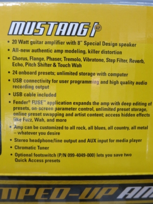 ตู้แอมป์กีต้า Fender Mustang 1 V2 20 วัตต์ ของแท้ ของใหม่ มือหนึ่ง