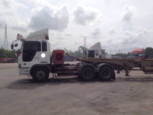 ขายรถบรรทุก10ล้อหัวลาก ฮีโน่โปรเซีย 335แรงปี55 พร้อมหางก้าง3เพลาสามมิตปี53