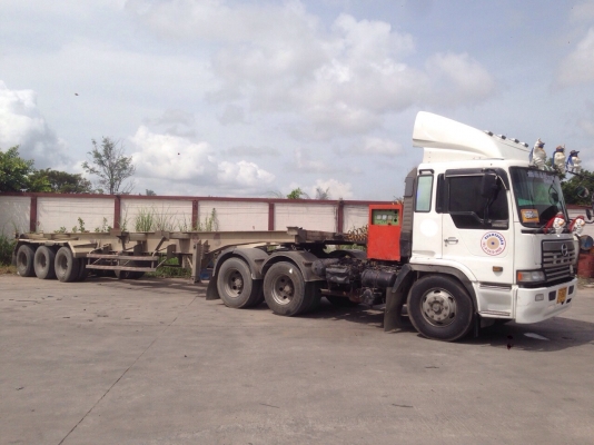 ขายรถบรรทุก10ล้อหัวลาก ฮีโน่โปรเซีย 335แรงปี55 พร้อมหางก้าง3เพลาสามมิตปี53